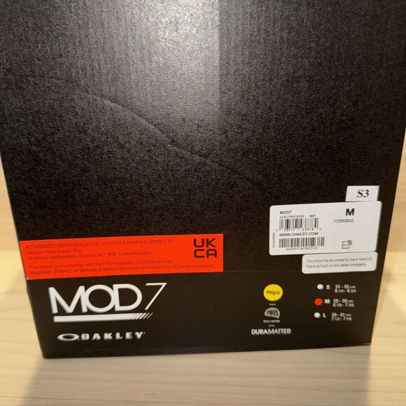 NWB Oakley MOD7 Blackout Prizm Orchid Helmet Size Medium M - Picture 2 of 12